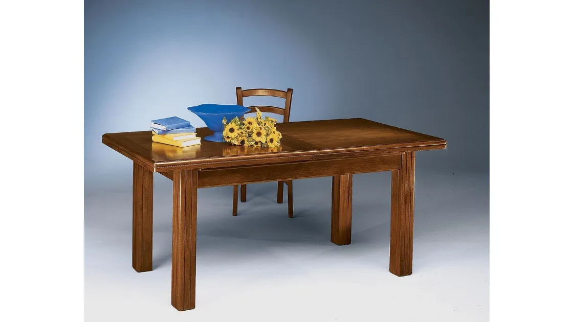 Tavolo in legno allungabile 746-B di Zanini